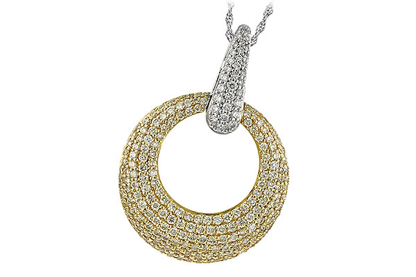 F234-85436: NECK 1.64 YELLOW DIAS 1.90 TW