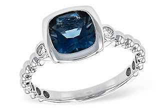 F234-89909: LDS RG 1.58 LONDON BLUE TOPAZ 1.66 TGW