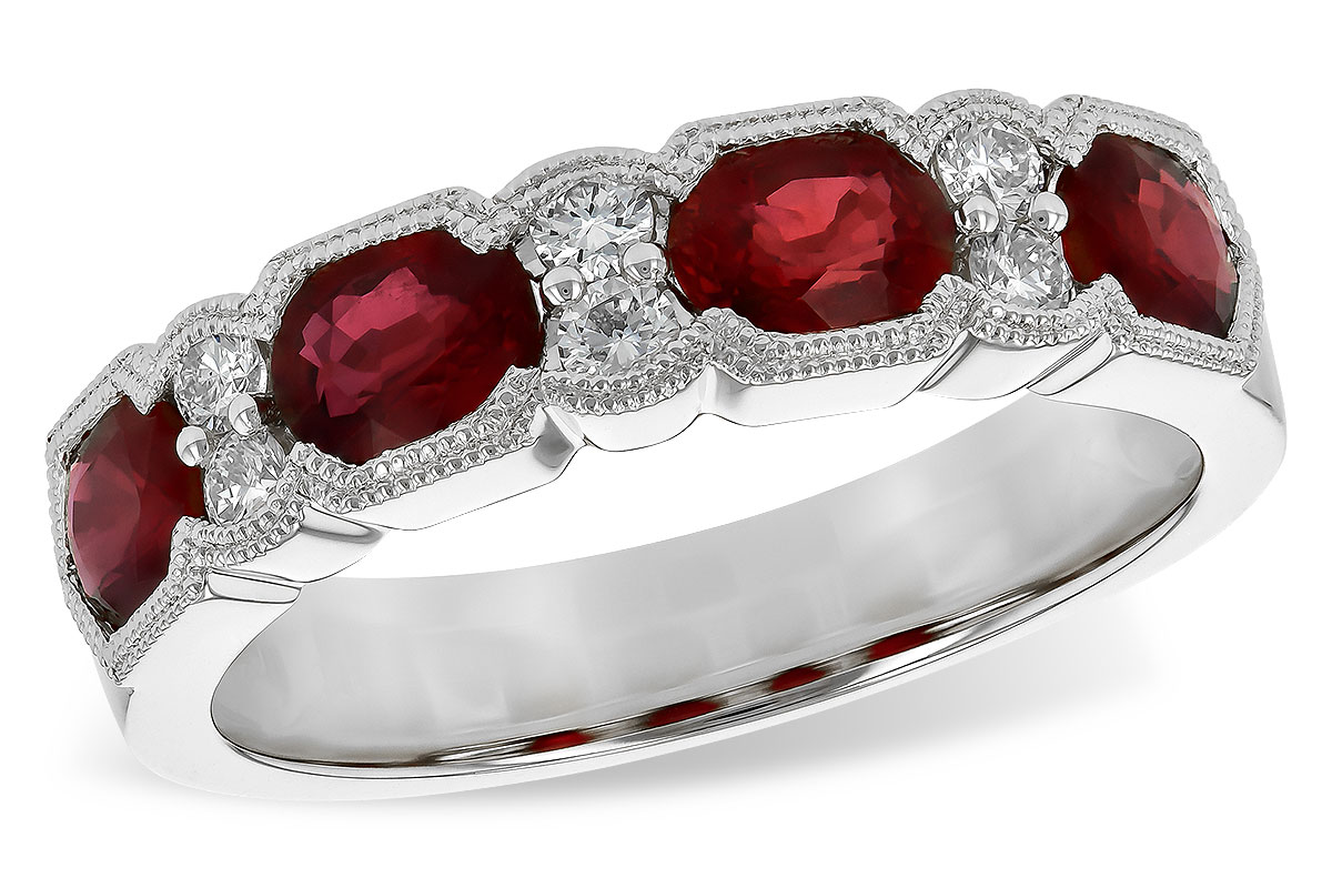 F235-75427: LDS WED RG 1.66 RUBY 1.84 TGW (5x4MM RUBY)