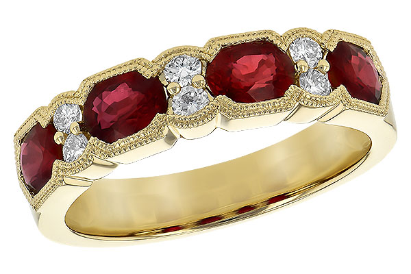 F235-75427: LDS WED RG 1.66 RUBY 1.84 TGW (5x4MM RUBY)