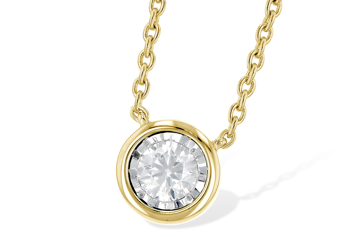 F318-46300: NECKLACE .24 BR (18")