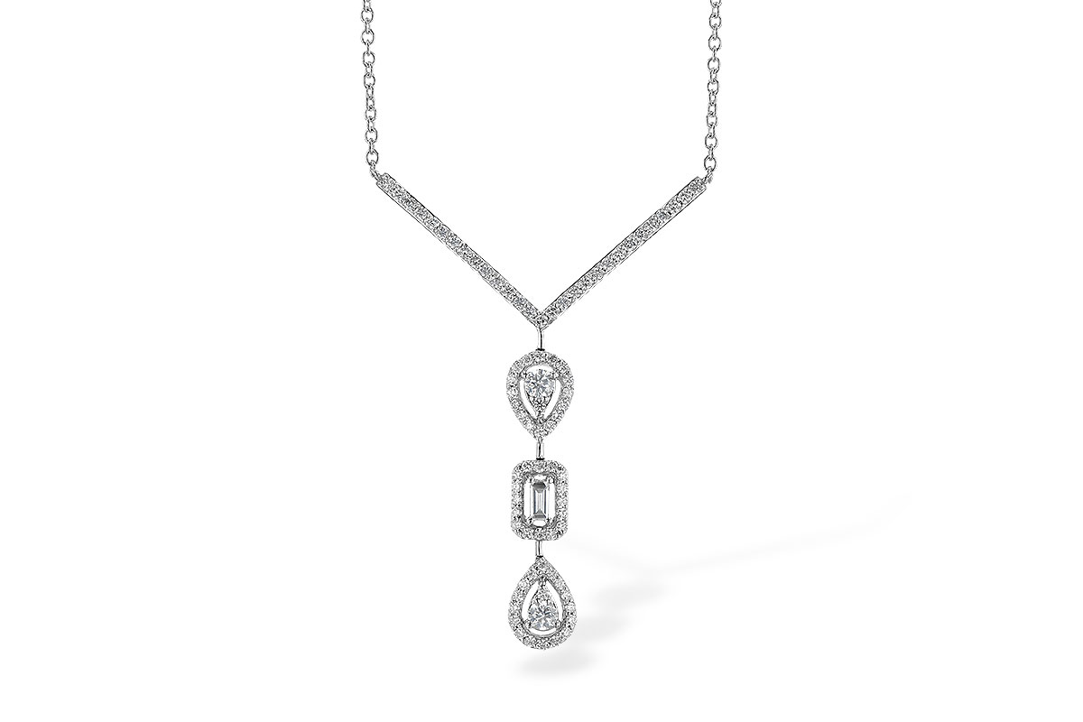 F318-49936: NECK .04 BAGUETTE .50 TW (18")