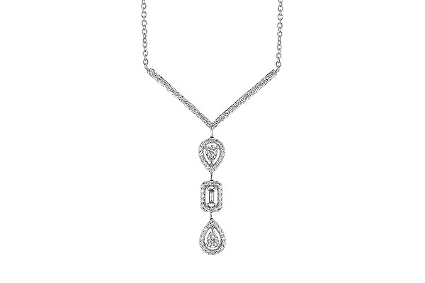 F318-49936: NECK .04 BAGUETTE .50 TW (18")