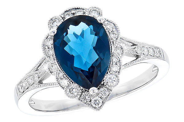 F318-52709: LDS RG 2.25 LONDON BLUE TOPAZ 2.47 TGW (10x7 PS)