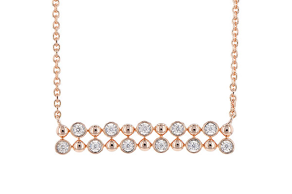 F318-53573: NECKLACE .12 TW
