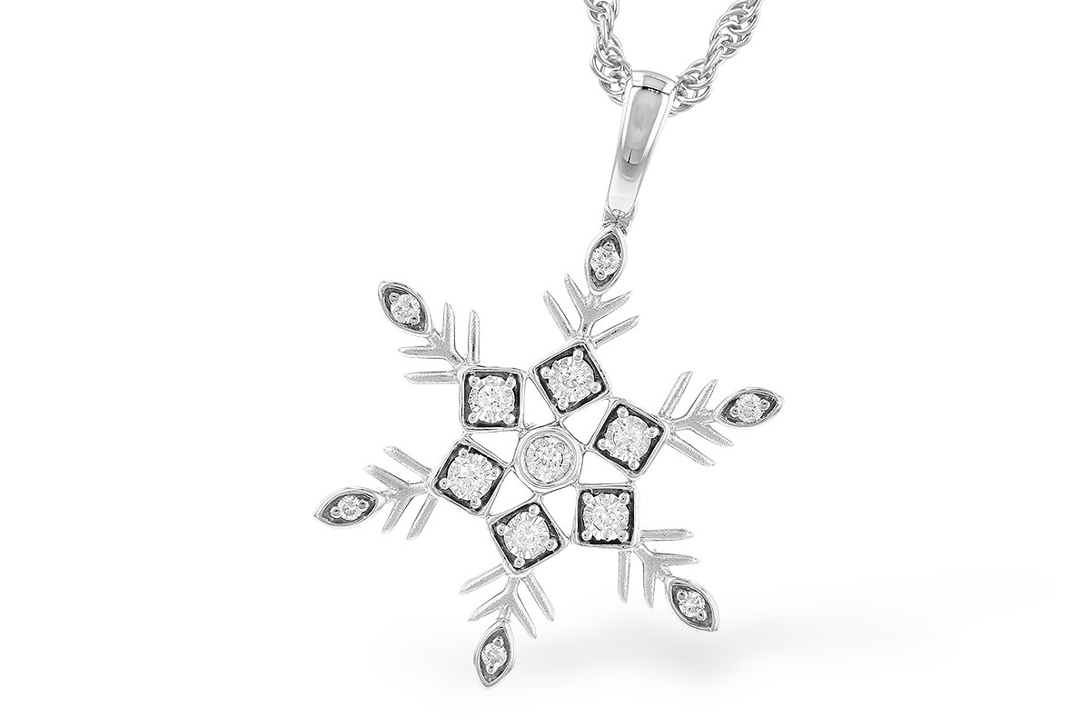 F318-54536: NECKLACE .07 TW