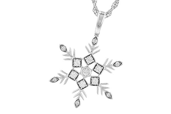 F318-54536: NECKLACE .07 TW