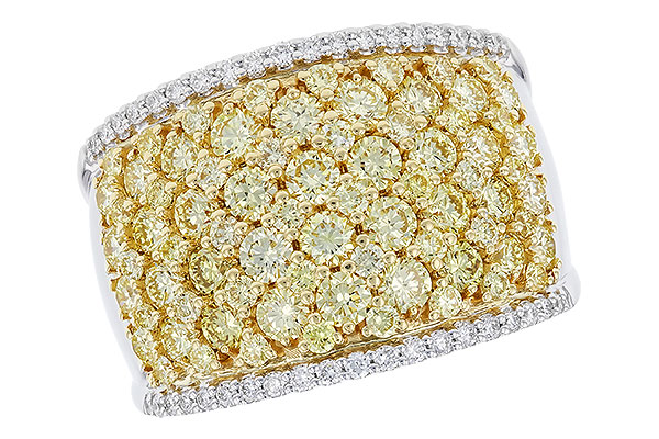 F319-39945: LDS DIA WED RG 2.19 YELLOW DIAS 2.37 TW