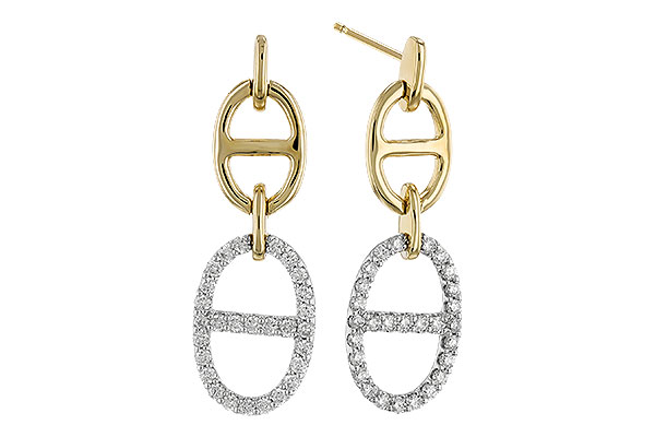 F319-45391: EARRINGS .36 TW