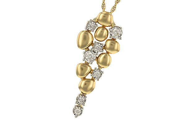 F320-28127: NECKLACE .25 TW