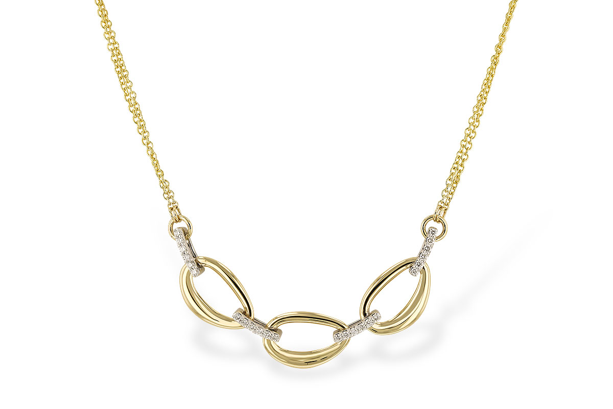 F320-29009: NECKLACE .25 TW (18")