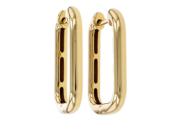 F320-34536: GOLD EARRINGS (23MM)