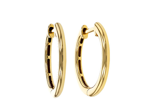 F320-35373: GOLD EARRINGS (16MM)