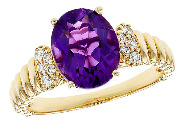 F321-19018: LDS RG 2.12 AMETHYST 2.26 TGW (10x8MM AMY)