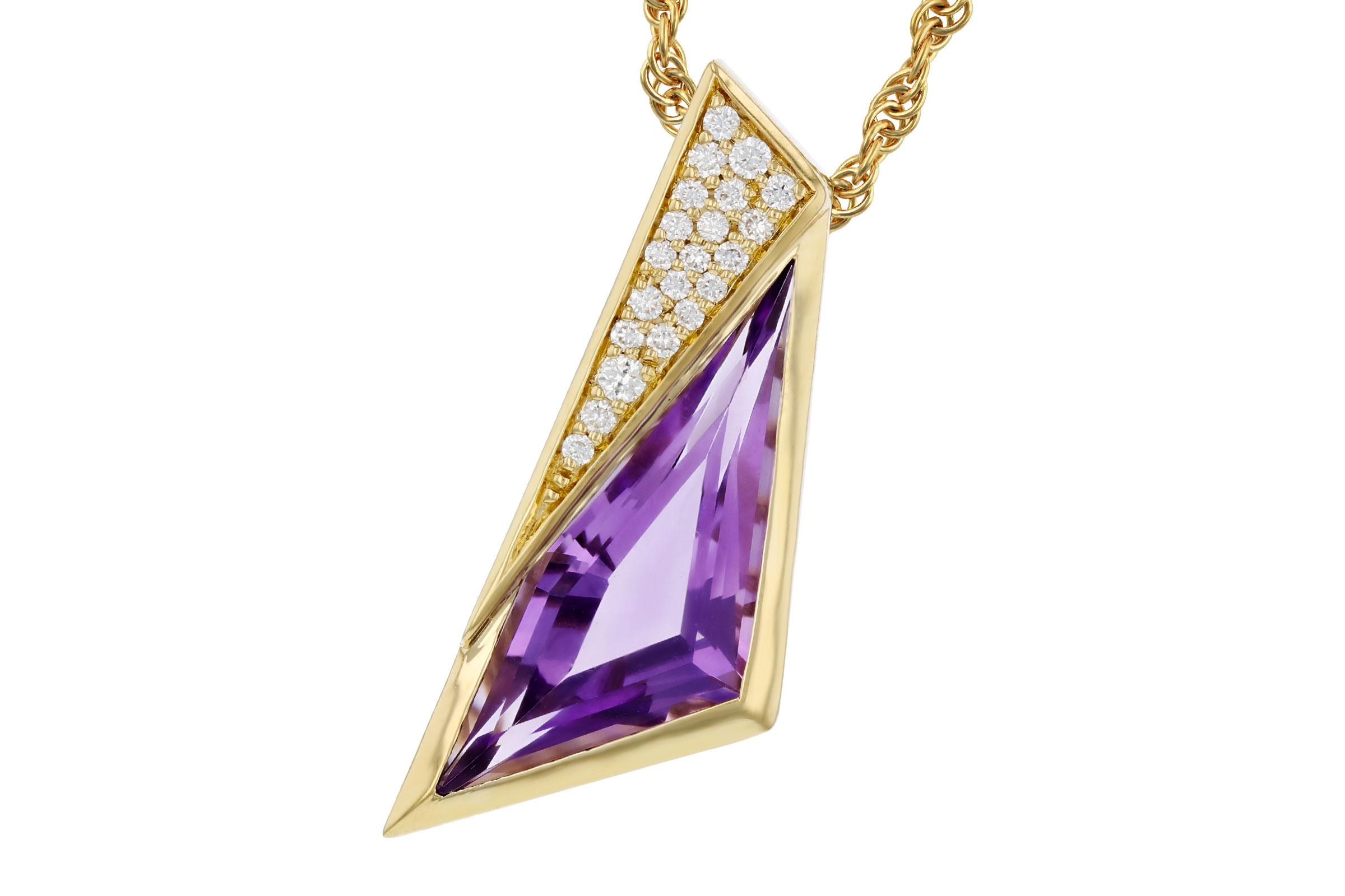F321-20873: NECKLACE 2.24 AMETHYST 2.33 TGW