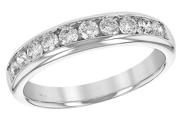 G138-51791: LDS WED RG .50 TW (10 STONES)