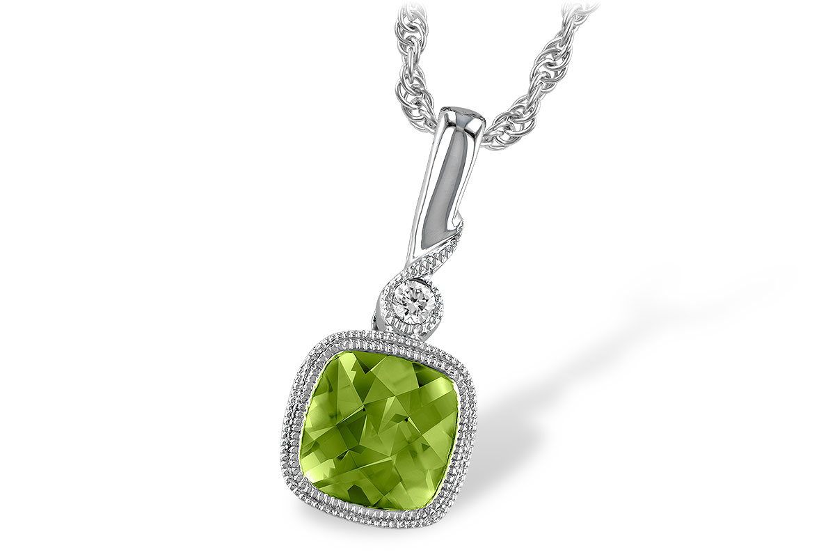 G229-44518: NECK .97 PERIDOT .99 TGW