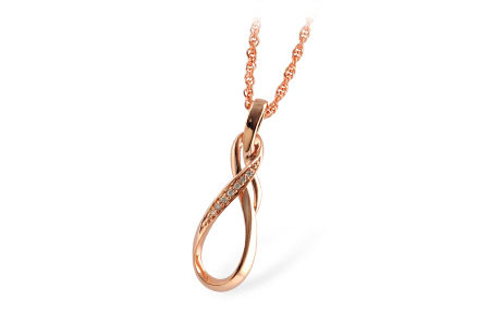 G230-30818: NECKLACE .03 TW