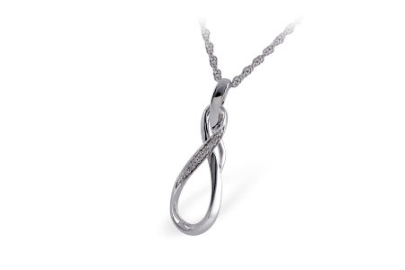 G230-30818: NECKLACE .03 TW
