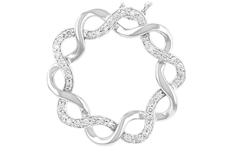 G230-33582: NECKLACE .30 TW