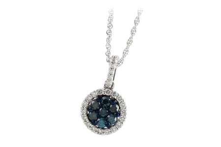 G233-05373: NECK .32 BLUE DIAS .54 TW