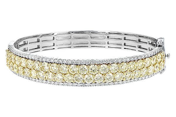G234-85382: BANGLE 8.17 YELLOW DIA 9.64 TW
