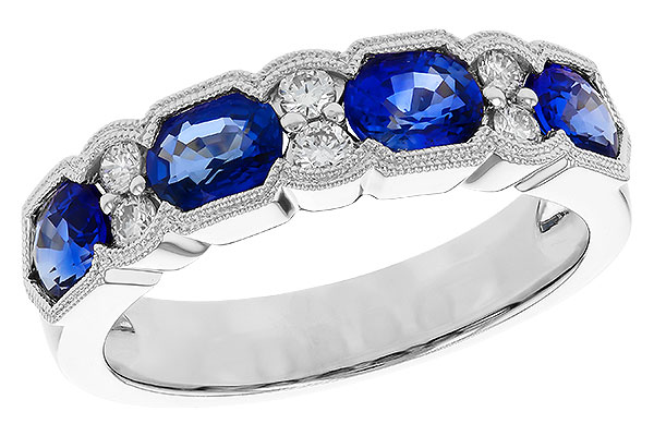 G234-90891: LDS WED RG 1.72 SAPPHIRE 1.90 TGW (5x4MM SAPP)