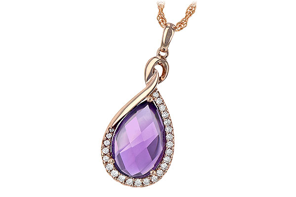 G234-90900: NECK 3.91 AMETHYST 4.10 TGW
