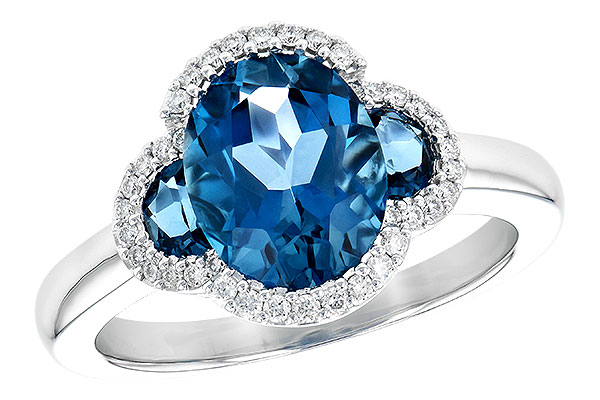 G235-79054: LDS RG 3.04 TW LONDON BLUE TOPAZ 3.20 TGW