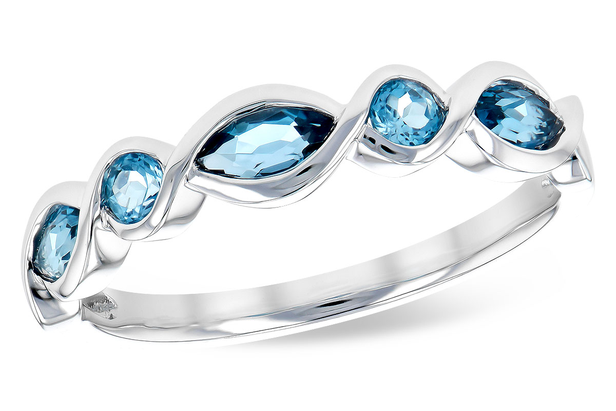 G318-49045: LDS RG .60 TW BLUE TOPAZ