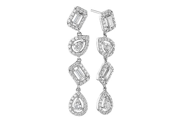 G318-49927: EARR .12 TW BAGUETTES .70 TW