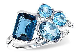 G318-52673: LDS RG 3.08 BLUE TOPAZ TW 3.15 TGW