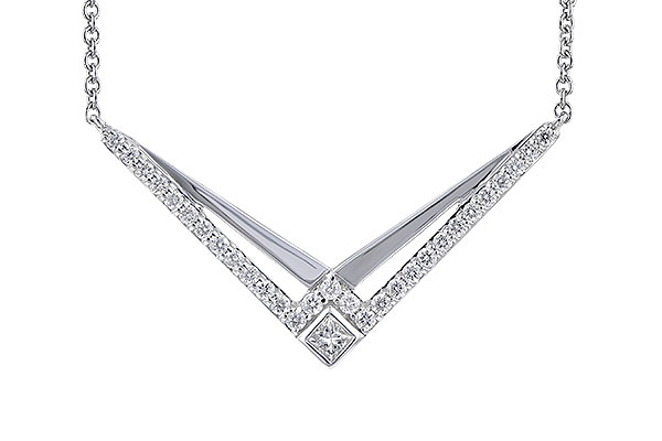 G318-53591: NECKLACE .22 TW