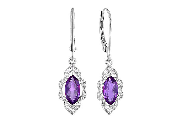 G318-54454: EARR .92 TW AMETHYST 1.07 TGW