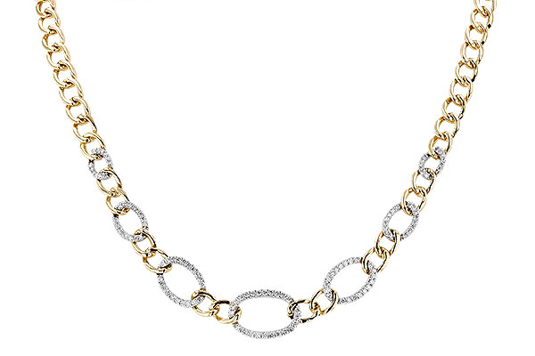 G319-38154: NECKLACE 1.15 TW (17")