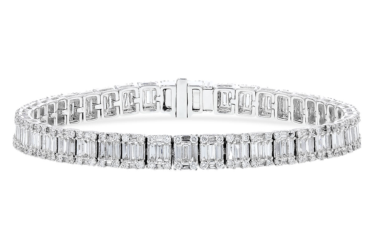 G319-39054: BRACELET 2.72 TW BAGUETTES 4.10 TW