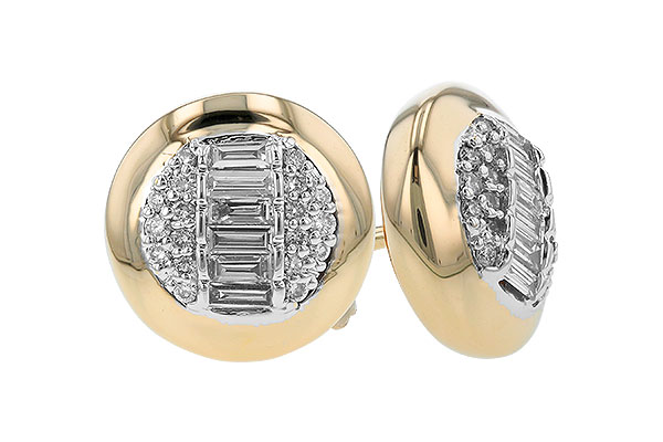 G319-40845: EARRINGS .15 BAG .26 TW