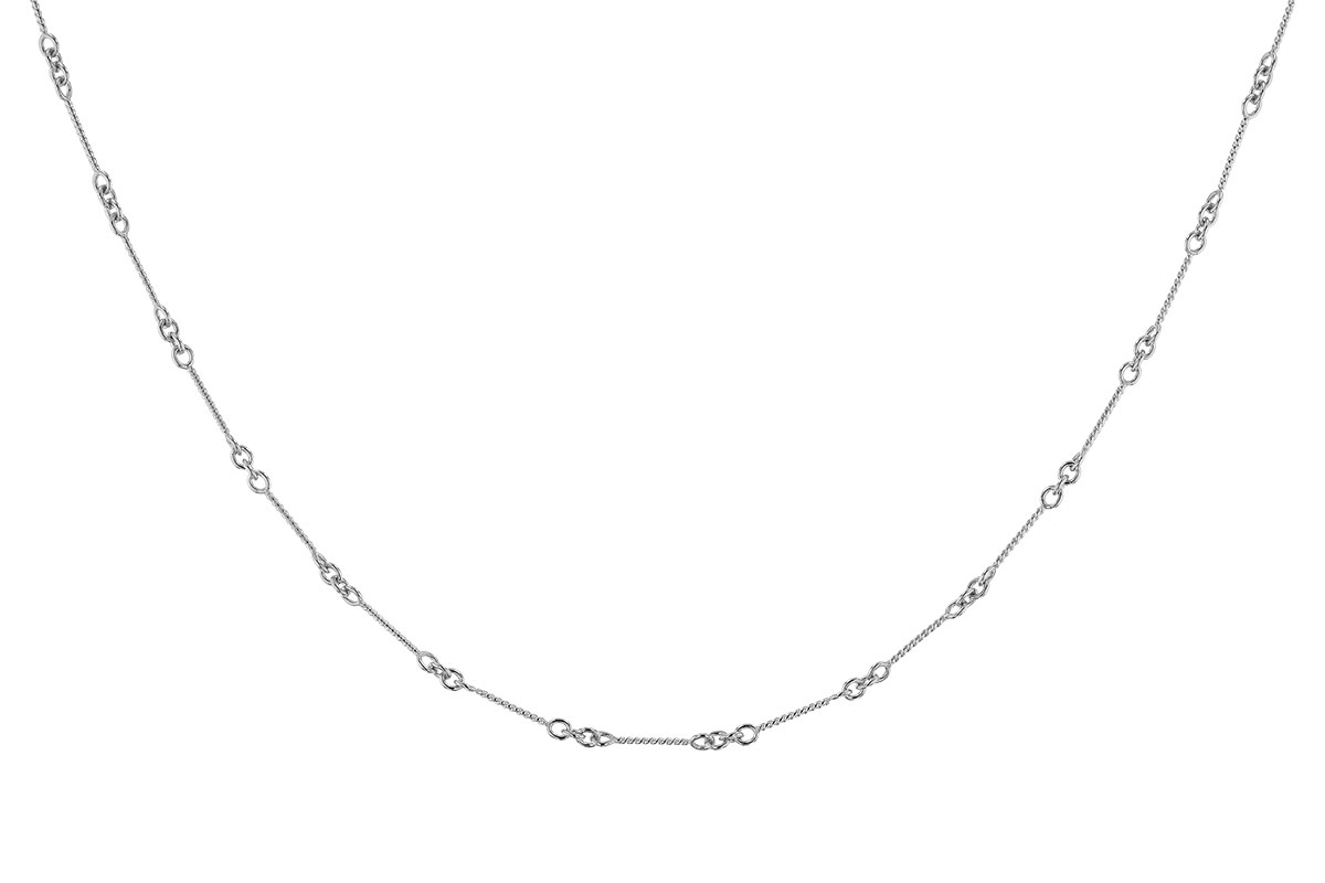 G319-42709: TWIST CHAIN (8IN, 0.8MM, 14KT, LOBSTER CLASP)