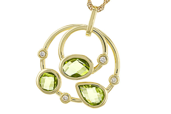 G320-28100: NECKLACE 2.20 PERIDOT 2.26 TGW