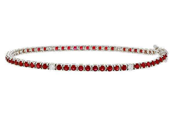 G320-29082: BRACELET 3.04 RUBY 3.29 TGW (7")