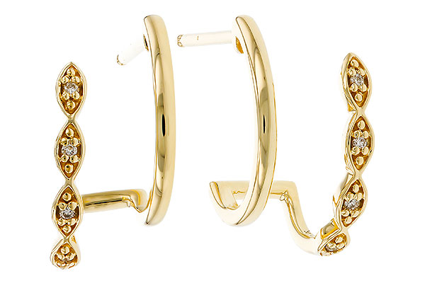 G320-31736: EARRINGS .03 TW