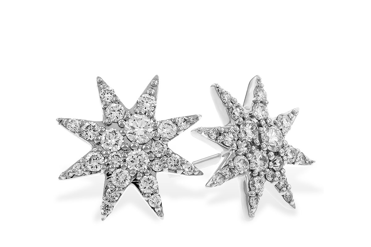 G320-34482: EARRINGS .50 TW