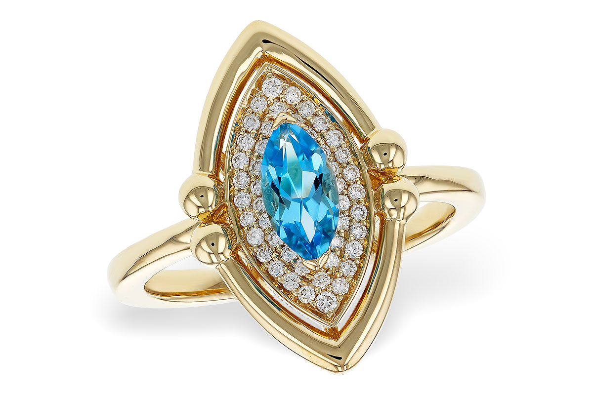 G320-36291: LDS RG .54 BLUE TOPAZ .70 TGW (8x4MM BT)