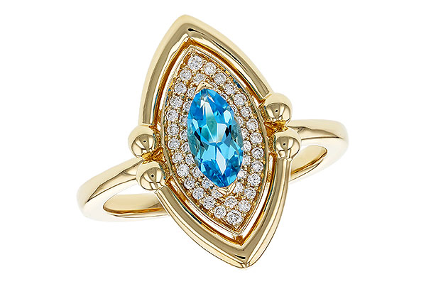 G320-36291: LDS RG .54 BLUE TOPAZ .70 TGW (8x4MM BT)
