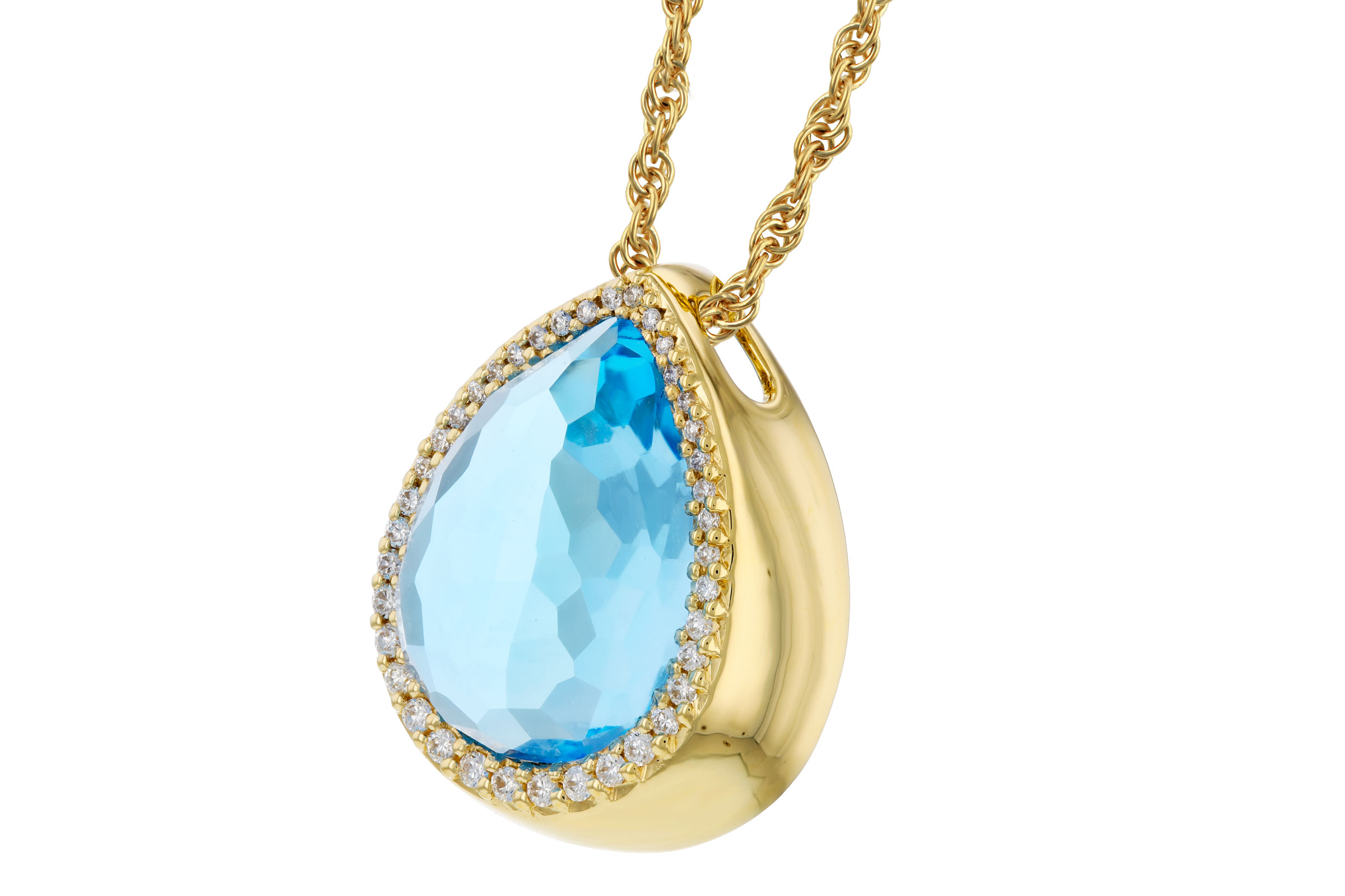 G321-19982: NECK 5.78 LONDON BLUE TOPAZ 5.92 TGW (14x10MM)