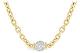 H229-44463: NECKLACE 1.27 TW (17.25 INCHES)