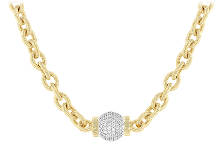 H229-44463: NECKLACE 1.27 TW (17.25 INCHES)