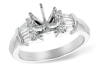 H234-82682: LDS SEMI DIA RG .33 BAG .50 TW