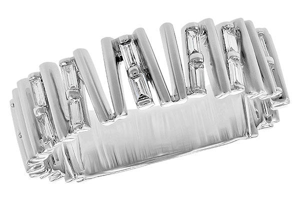 H235-78100: LDS DIA WED RG .24 TW BAGUETTES