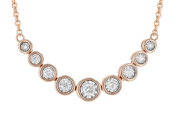 H235-78109: NECKLACE .25 TW (18")